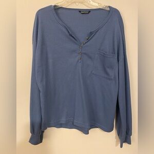 Blue long sleeve shirt
